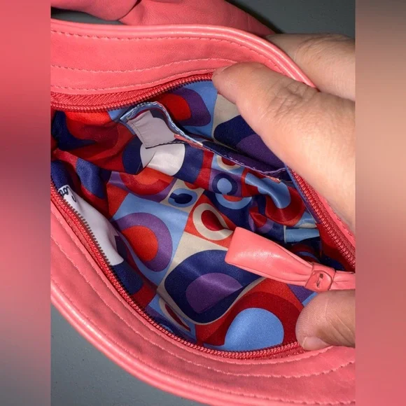 Coach Parker Resort Mini Pouch In Pink Smooth Leather - Picture 8 of 11